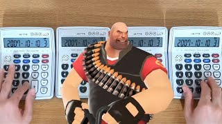 Team Fortress 2 Main Theme Calculator Cover 팀 포트리스2 계산기 버전 [upl. by Waugh337]