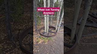 Wheel in the Process of Fossilization mining history colorado weird [upl. by Yllom694]