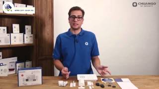 UNBOXING  Sistem de alarma antiefractie wireless Chuango G5 [upl. by Ribak]