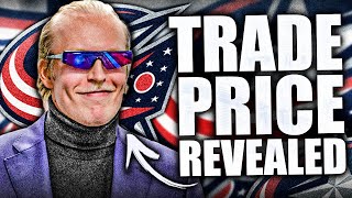 PATRIK LAINE TRADE PRICE REVEALED COLUMBUS BLUE JACKETS NEWS amp RUMOURS [upl. by Dilks]