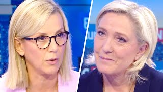 Marine Le Pen  quotSi les Français nous font confiance nous arriverons sur un champs de ruinesquot [upl. by Eecrad680]