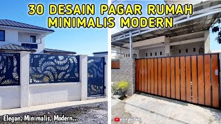 30 DESAIN PAGAR RUMAH MINIMALIS MODERN TERBARU  LINK PEMBELIAN PRODUK ADA DI DESKRIPSI [upl. by Anuska401]