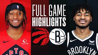 RAPTORS at NETS  FULL GAME HIGHLIGHTS  April 10 2024 [upl. by Chon]