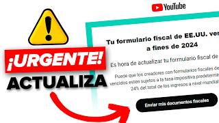 ¡URGENTE Rellenar formulario Fiscal o perderás 24 de tus Ingresos [upl. by Nerej]