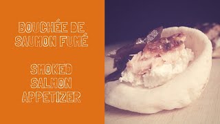 Bouchée de saumon fumé et fromage de chèvre [upl. by Gawain]