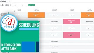 DTools Cloud Scheduling [upl. by Gemini]