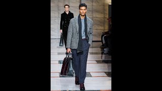 Giorgio Armani moda uomo inverno 20232024 [upl. by Kajdan962]