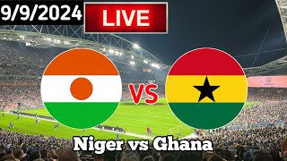 Niger Vs Ghana Live Match Today Africa Cup of Nations Qualification [upl. by Corly52]