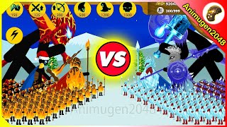 NEW Stick Figure War of 🔥❄️FINAL BOSS XIPHOS vs SPEAROS  Stick War Legacy Mod VIP  Animugen2048 [upl. by Dorsman]