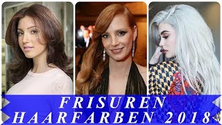 Trend frisuren und haarfarben 2018 [upl. by Erdman]