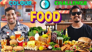 Eating Only One Color of Food for 30 Minutes 😱  Food Challenge  UNFILTERED AVDHESH [upl. by Tik962]