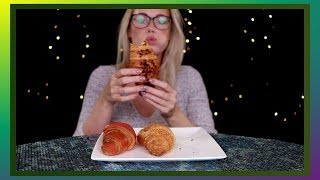 ASMR Mukbang Croissants 🥐 tingly crinkle eating sounds [upl. by Landing]