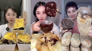 ASMR CHOCOLATE DESSERTS  MUKBANG KWAI EATING SHOW CHINESE DESSERT [upl. by Bakemeier917]