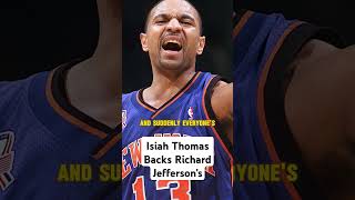 Isiah Thomas Backs Richard Jefferson’sbasketball trendingshorts [upl. by Luiza]