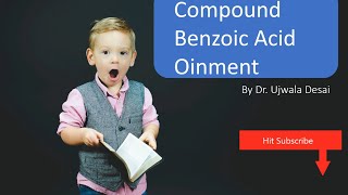 Compound Benzoic Acid Ointment [upl. by Harriott]