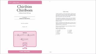 Chribim Chiribom CM9525 arr by David Necnes [upl. by Aroda514]