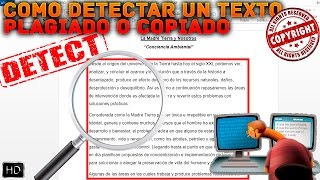 2 Páginas Para Detectar Si Un Texto Está PlagiadoCopiado  Fácil Sencillo amp Eficaz  2017 HD [upl. by Duarte]