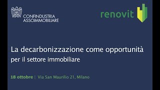 CONVEGNO CONFINDUSTRIA ASSOIMMOBILIARE  RENOVIT [upl. by Georgeanna]