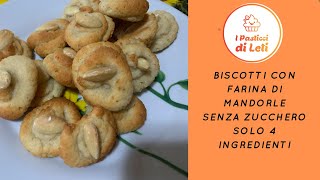 Biscotti con farina di mandorle [upl. by Kcirdneh]