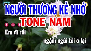 Karaoke Người Thương Kẻ Nhớ Tone Nam  Am  Nhạc Sống Beat Mới  Karaoke Tuấn Trình [upl. by Whittaker]