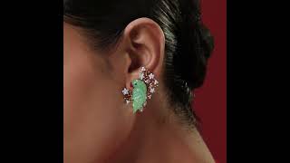 Chrysoprase Aviary Elegance Earrings [upl. by Homans]