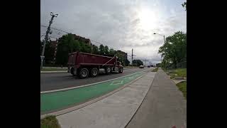 walking Sloane to Victoria Park Eglinton Avenue East [upl. by Naugan423]