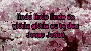 Lindo  lindo lindo és glória glória eu te deu Jesus Jesus [upl. by Matusow524]