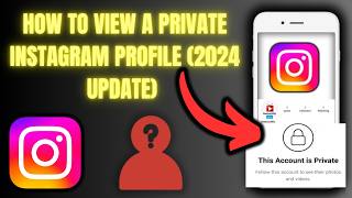 How to View a Private Instagram Profile 2024 Update [upl. by Erdda]