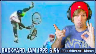 RANDOM BMX REACT  Backyard Jam 1992 amp 1996 [upl. by Ahtiek]