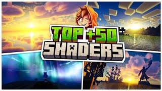 Top 50 MEJORES SHADERS para Minecraft BEDROCK 121 [upl. by Ynamrej]