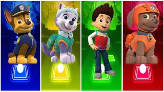 PAW Patrol  Chase 🆚 Ryder 🆚 Skye 🆚 Marshall 🎶 Tiles Hop EDM Rush → [upl. by Arataj487]