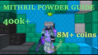 ULTIMATE Mithril Powder Grinding Guide  Up to date since 1stOct2024 [upl. by Anikes89]