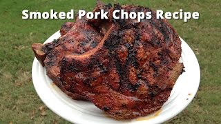 Smoked Pork Chops Recipe  How To Smoke Pork Chops Malcom Reed HowToBBQRight [upl. by Cami]