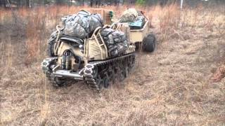 Protector Robot Carrying 1000 Pounds of Gear at Fort Benning [upl. by Ennaeirb]