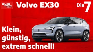 Volvo EX30 Klein günstig extrem schnell I auto motor und sport [upl. by Uund]