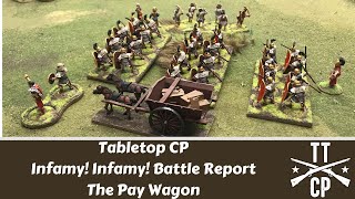 Tabletop CP Infamy Infamy Battle Report The Pay Wagon [upl. by Gretna208]