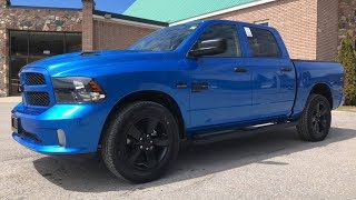 2019 Hydro Blue Ram 1500 Classic Express Blackout 4x4 [upl. by Aitan4]