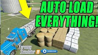 FS19  Fliegl Timber Runner Wide With Autoload Wood v1100 [upl. by Allerym]