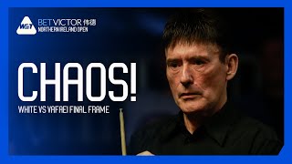 CRAZIEST FRAME EVER  Jimmy White vs Hossein Vafaei  BetVictor Northern Ireland Open 2024 [upl. by Even]