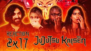 This is THE FUTURE of ANIME  Jujutsu Kaisen 2x17 quotThunderclap Pt2quot  The Normies Group Reaction [upl. by Arehahs]