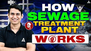 How Sewage Treatment Plant Works  Sewage Treatment Plant Working Model  NEET 2025  Param Sir [upl. by Reppart]