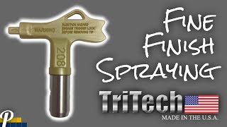 Airless Spraying Trim using TriTech Ultra Fine Finish Tips [upl. by Harp]