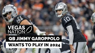 Jimmy Garoppolo wants to quotget back to playingquot in 2024 [upl. by Bloem]