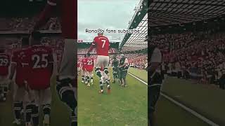 Ronaldos ground entry 🫎 edit ❤‍🔥ronaldo manunited entrytrending [upl. by Fidellas682]