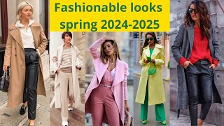 Fashionable looks spring 20242025 [upl. by Eugirne]