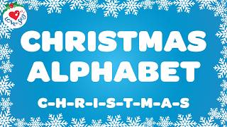 Christmas Alphabet Christmas Karaoke 🎅🎤 Instrumental Christmas Song with Lyrics 🎄 [upl. by Ettevroc]