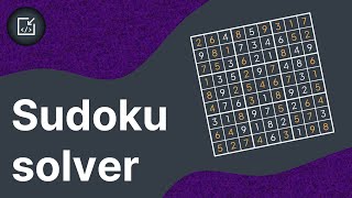 Lets make a sudoku solver in 5 minutes Backtracking  Inside code [upl. by Waldo341]