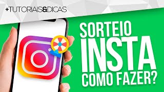 ✅ Como fazer SORTEIO pelo INSTAGRAM de GRAÇA em 2024 Celular ou PC [upl. by Anitsirhc]