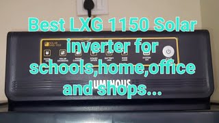 luminous LXG 1150 Solar Inverterinverter for school [upl. by Farlee568]