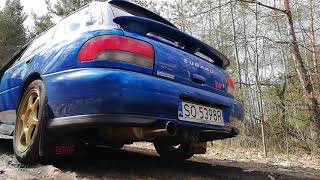 Dźwięk Subaru Impreza GF8  wydech końcowy HampS sound [upl. by Barbour676]